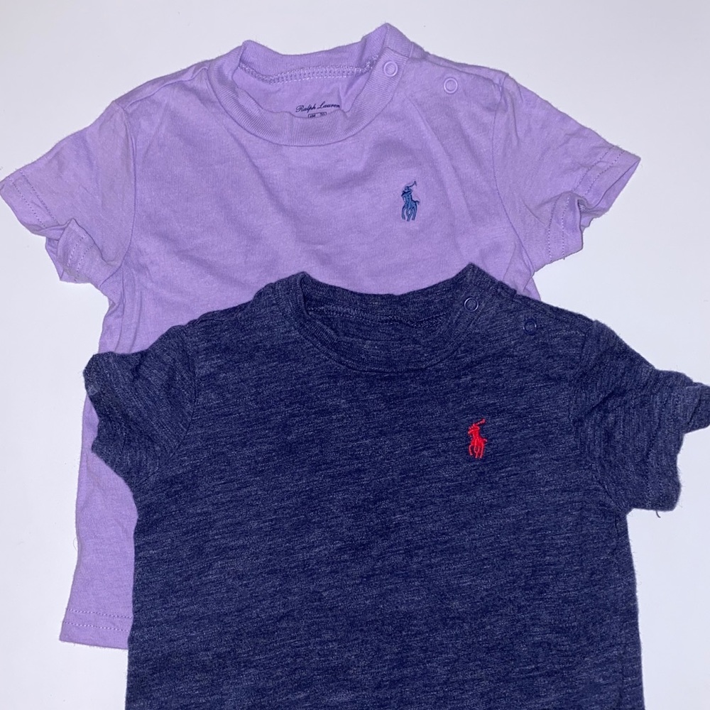 (2) Ralph Lauren Tees 6m